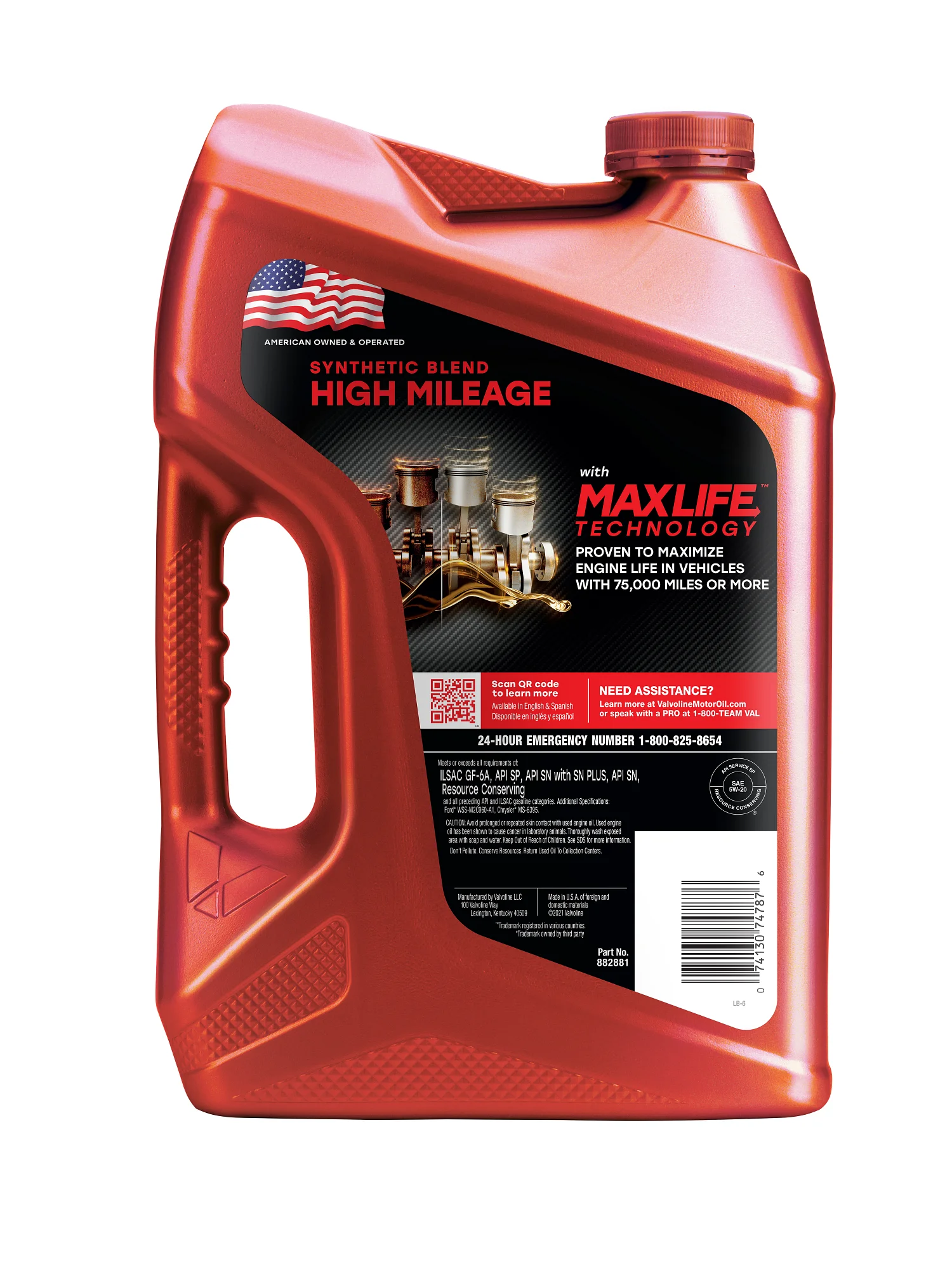 High Mileage MaxLife 5W-20 2