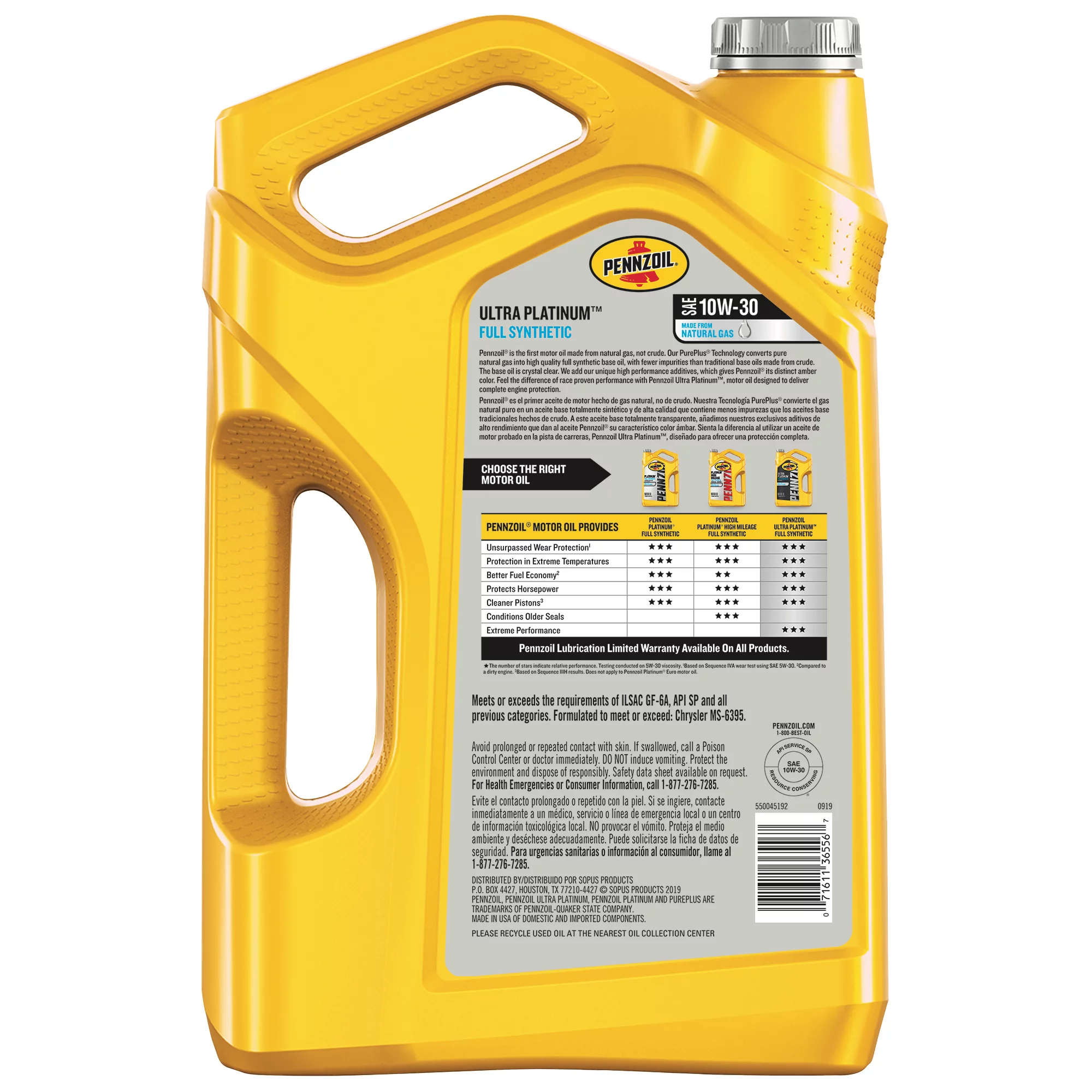 Pennzoil Ultra Platinum 10W-30 -2