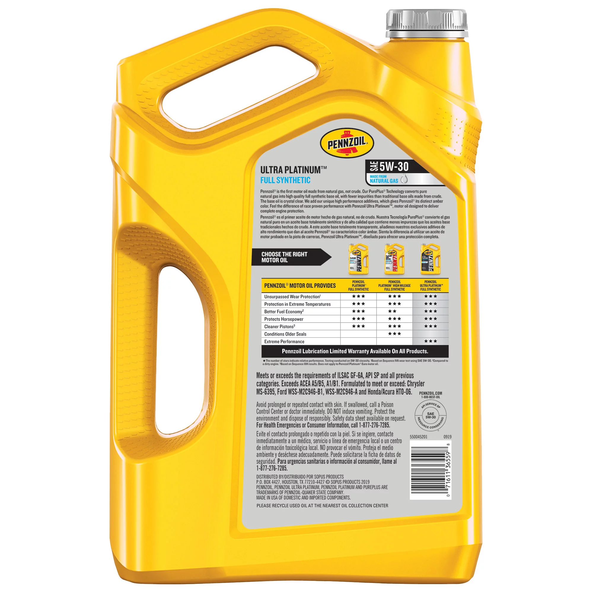 Pennzoil Ultra Platinum 5W-30 -2